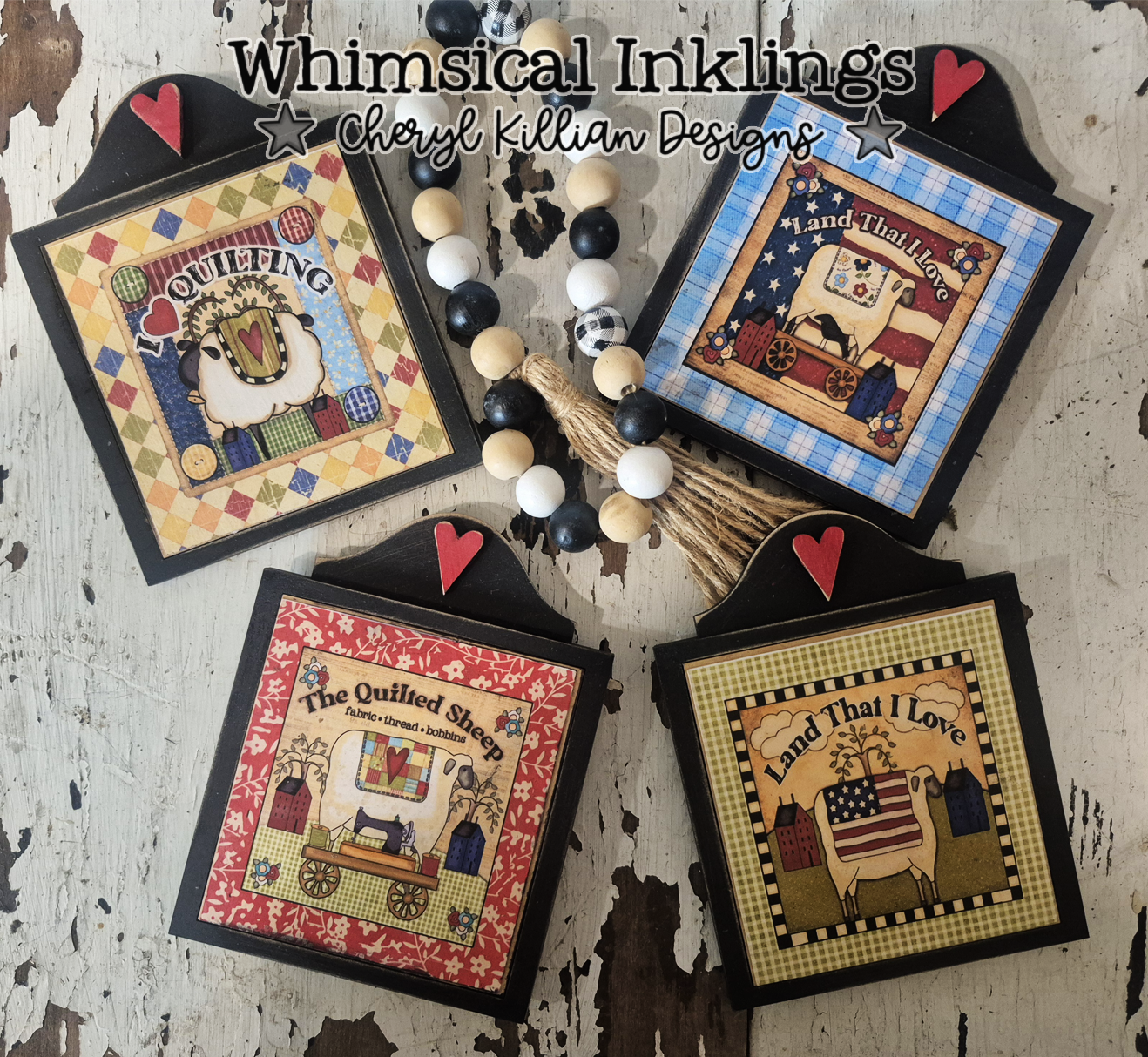Prim Sheep Interchangeable Frame and Mod Podge Printables| Laser SVG