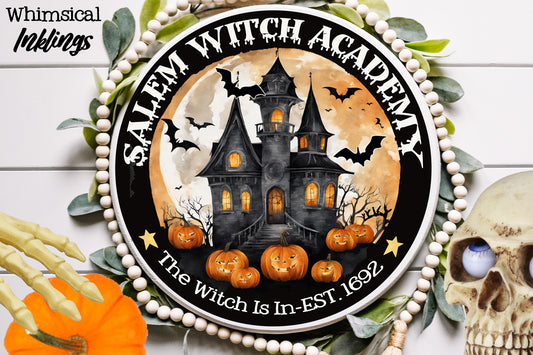 Salem Witch Academy Sublimation| Halloween Sublimation