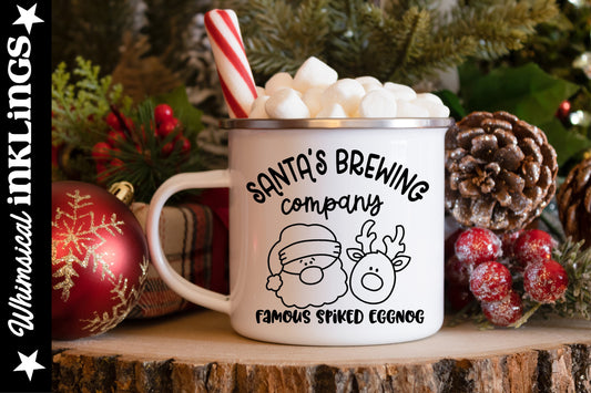 Santas Brewing Company SVG| Christmas| Cocoa