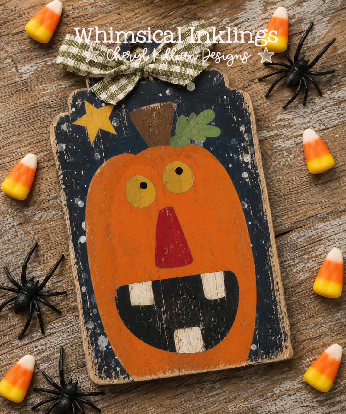 Silly Jacko lantern Tag Laser SVG| Halloween Laser SVG