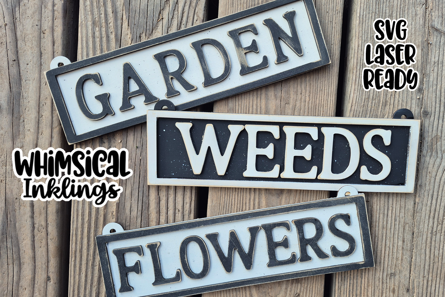 Simple Garden Signs Laser SVG's