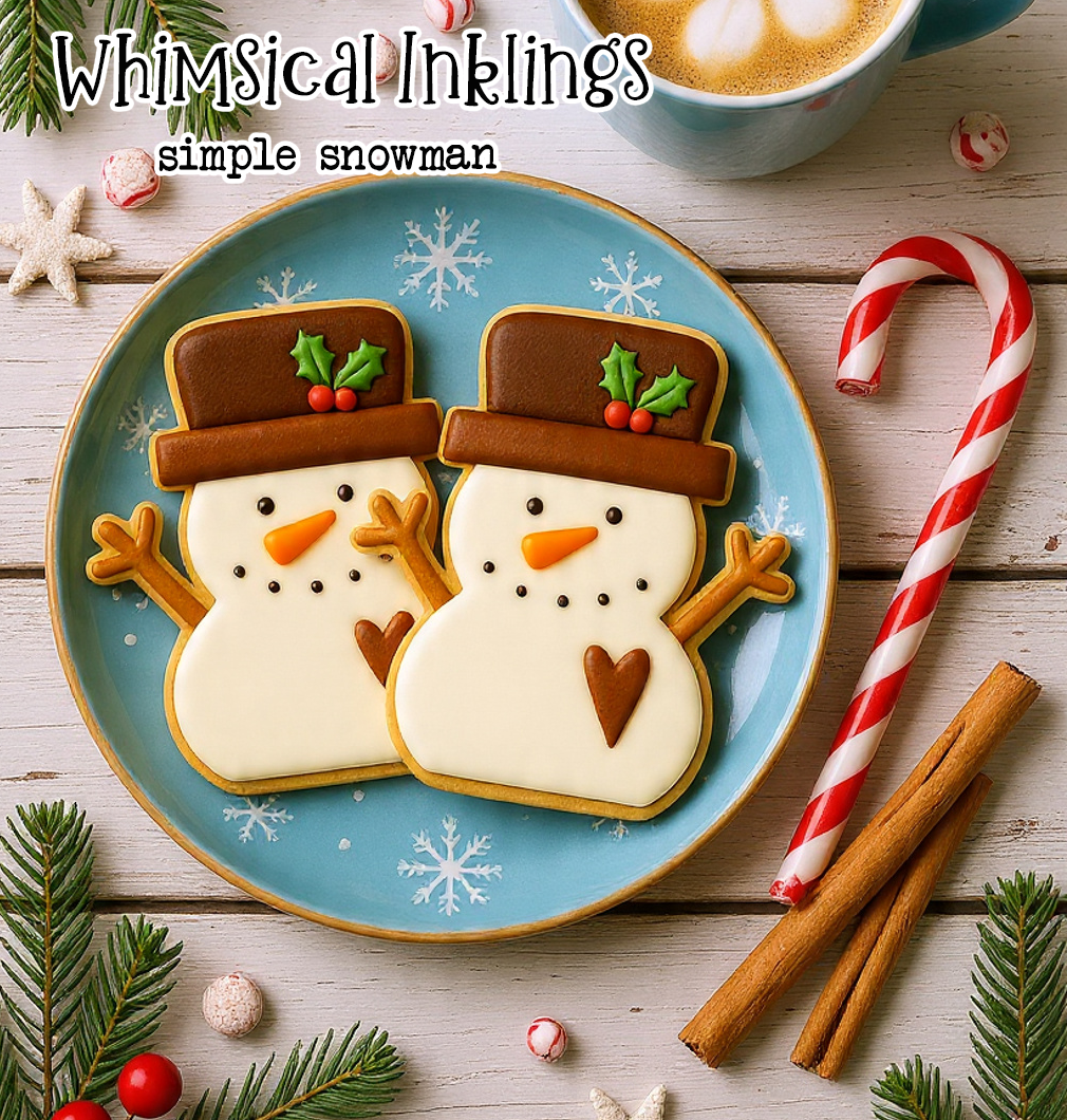 Simple Snowman Cookie Cutter STL File