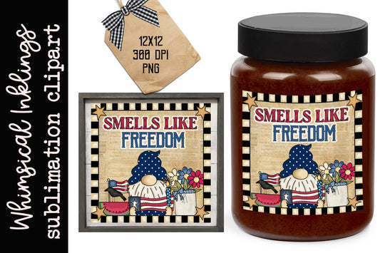 Smells Like Freedom Sublimation| Patriotic