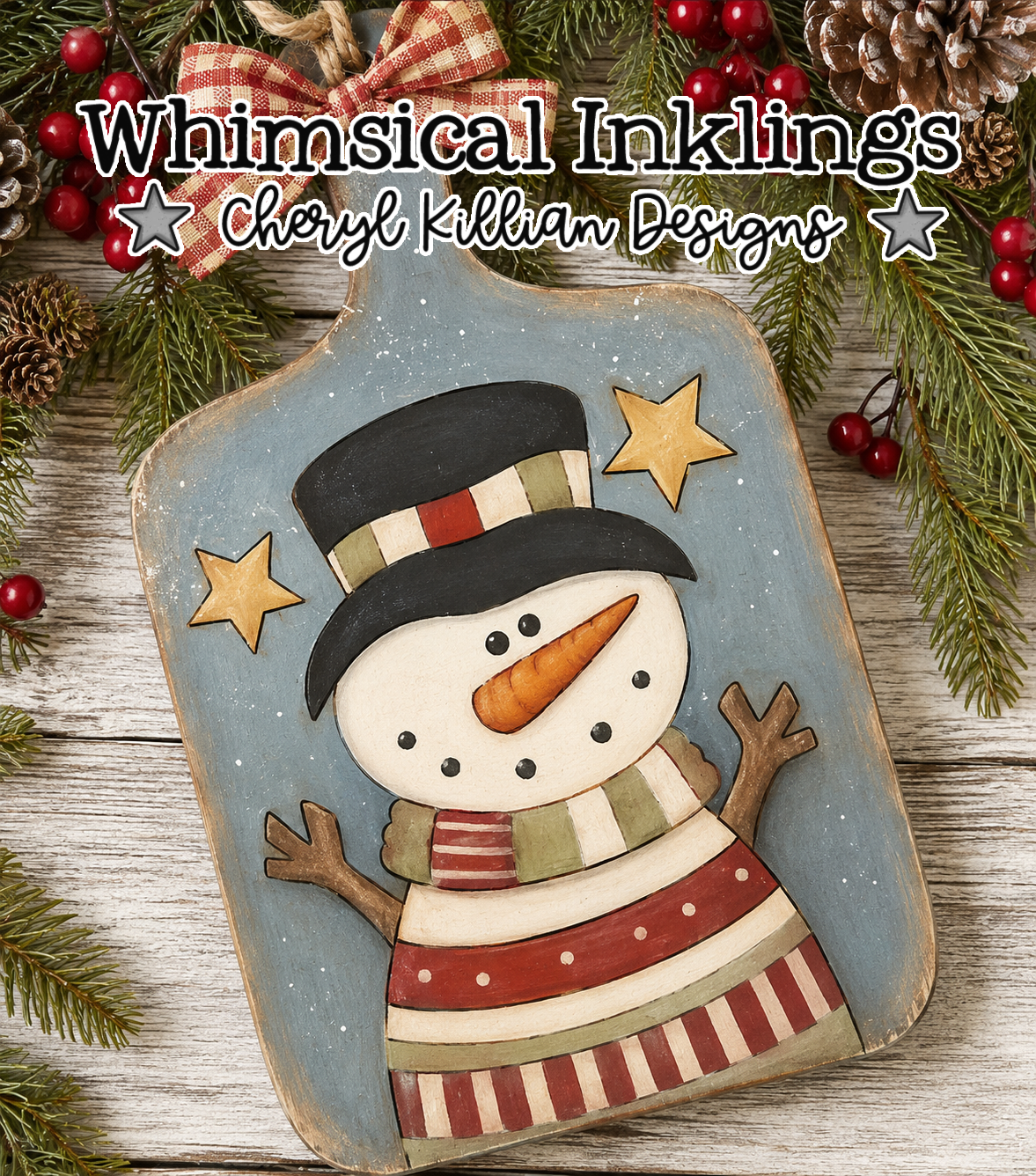 Sweater Snowman Ornament Laser SVG