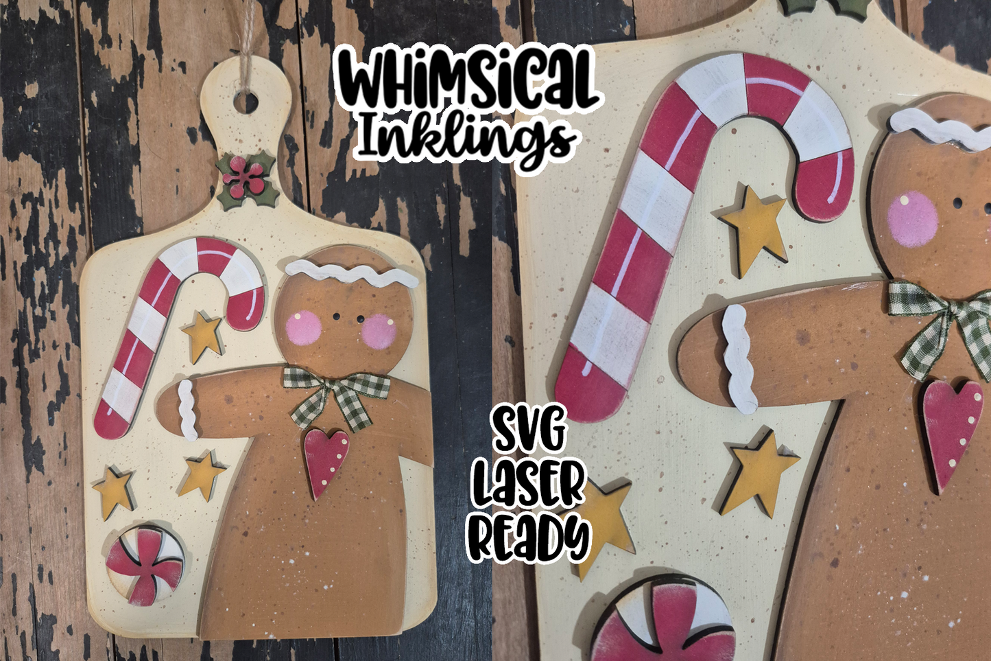 Sweet Christmas Treats Sign Laser SVG