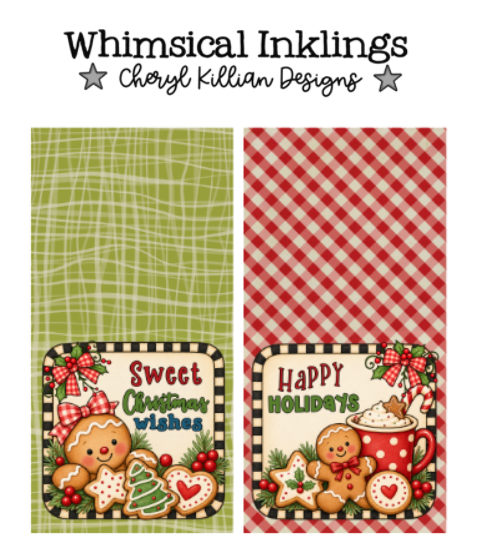 Sweet Wishes Gingerbread Bag Toppers