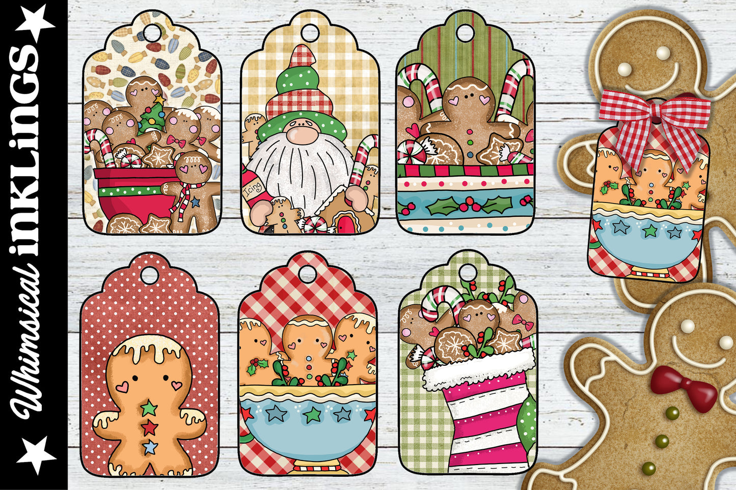 Sweet Gingerbread Tags