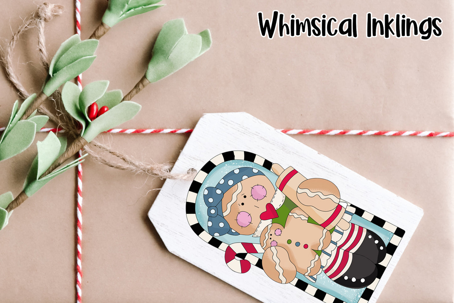 Sweet Gingerbread Laser SVG| Stitchery| Sublimation
