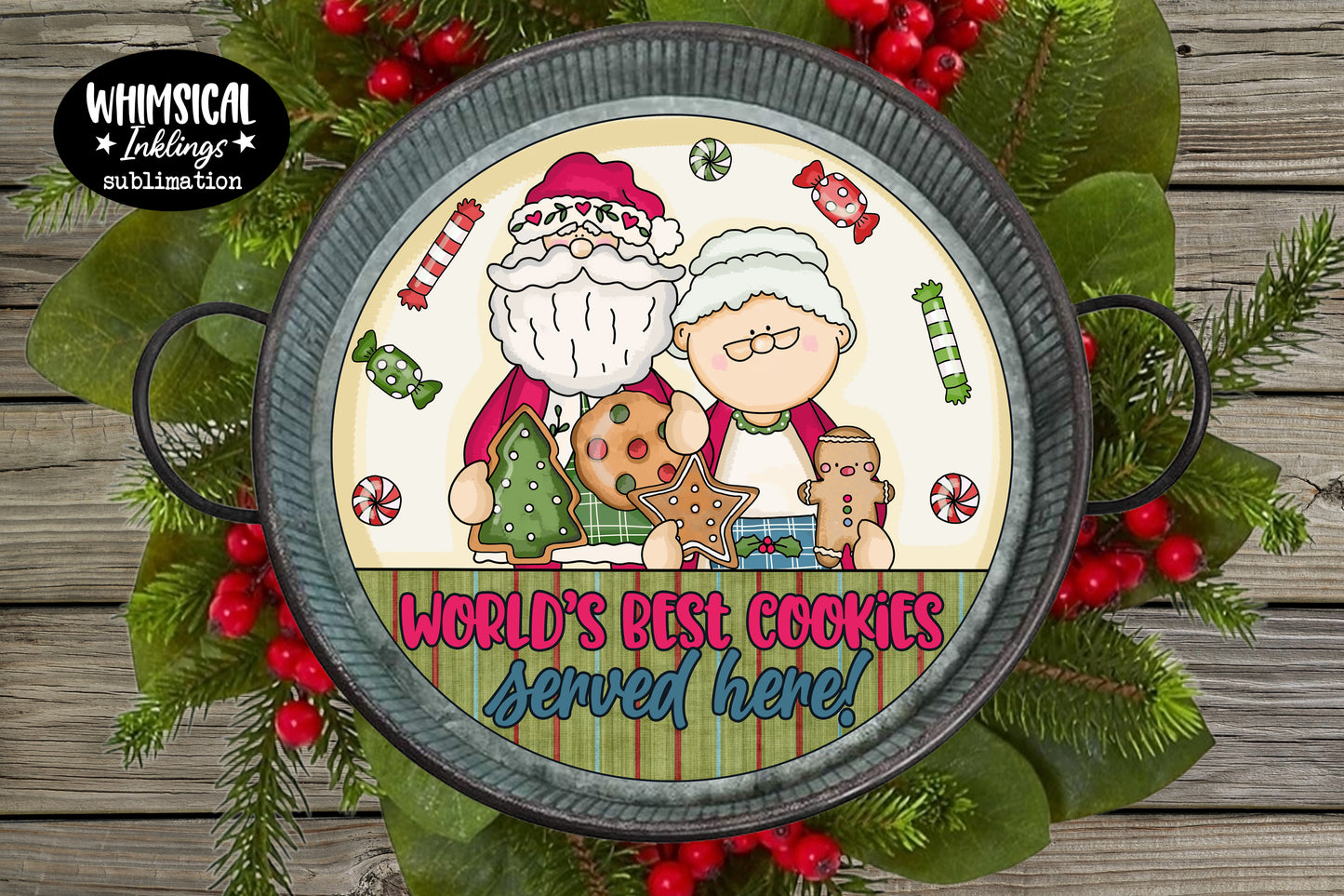 Claus For Celebration Clipart Bundle | Christmas Sublimation Bundle| Santa Designs