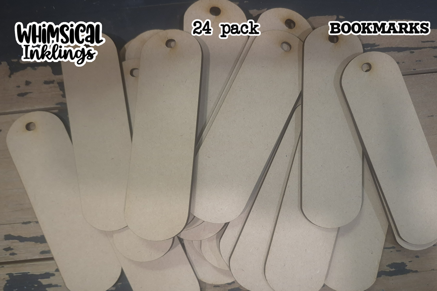 Bookmark DIY Wood Kit Bundle-24 pack