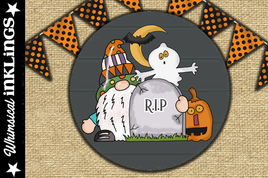 Cute Halloween Gnome Sublimation| Halloween Gnome