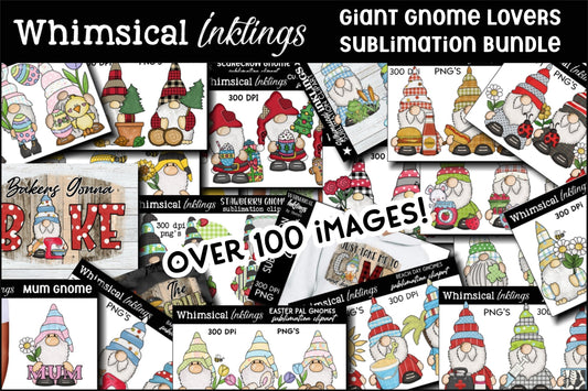 GIANT Gnome Lovers Sublimation Bundle| Gnome Bundle| Gnome Sublimations