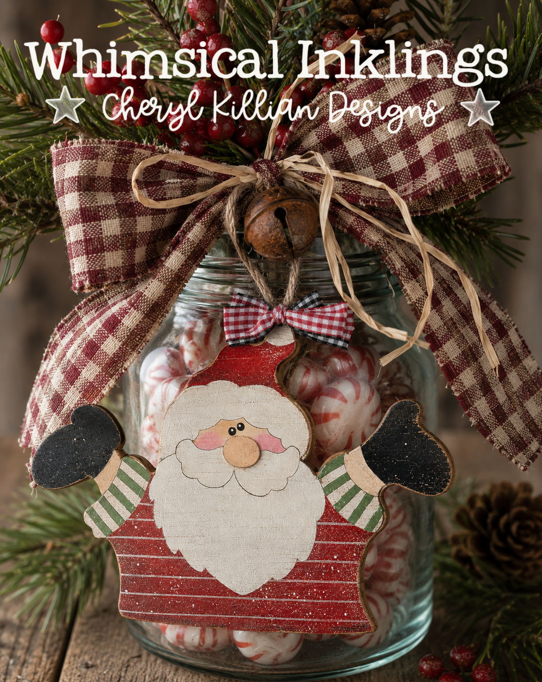 Jolly Santa Ornament Laser SVG| Christmas Laser SVG