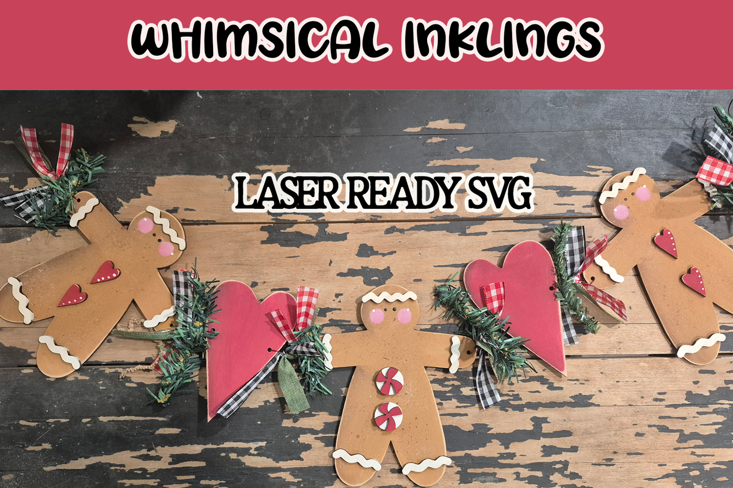 Prim Ginger Garland Laser SVG