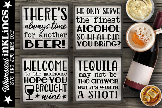 Another Beer-Alcohol SVG Set Cutter Files for use with Cricut, Silhouette, and other Vinyl Cutting Machines, Commercial Use Allowed