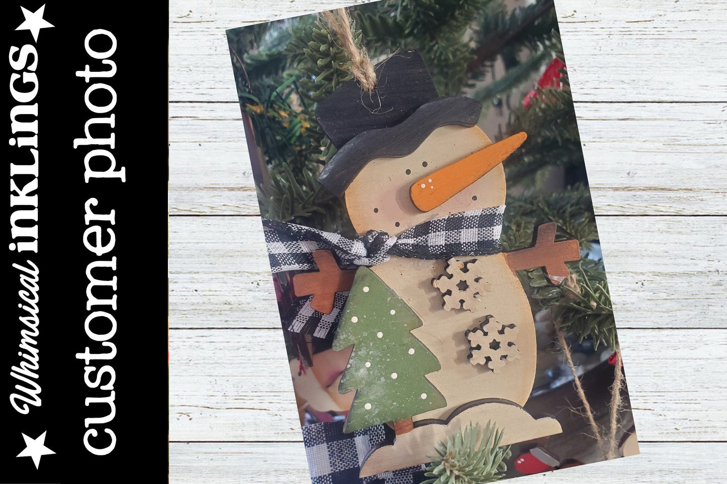 Mr Snowflake Snowman Ornament SVG| Laser Cut Snowman Ornament| Glow orge| Ornament SVG