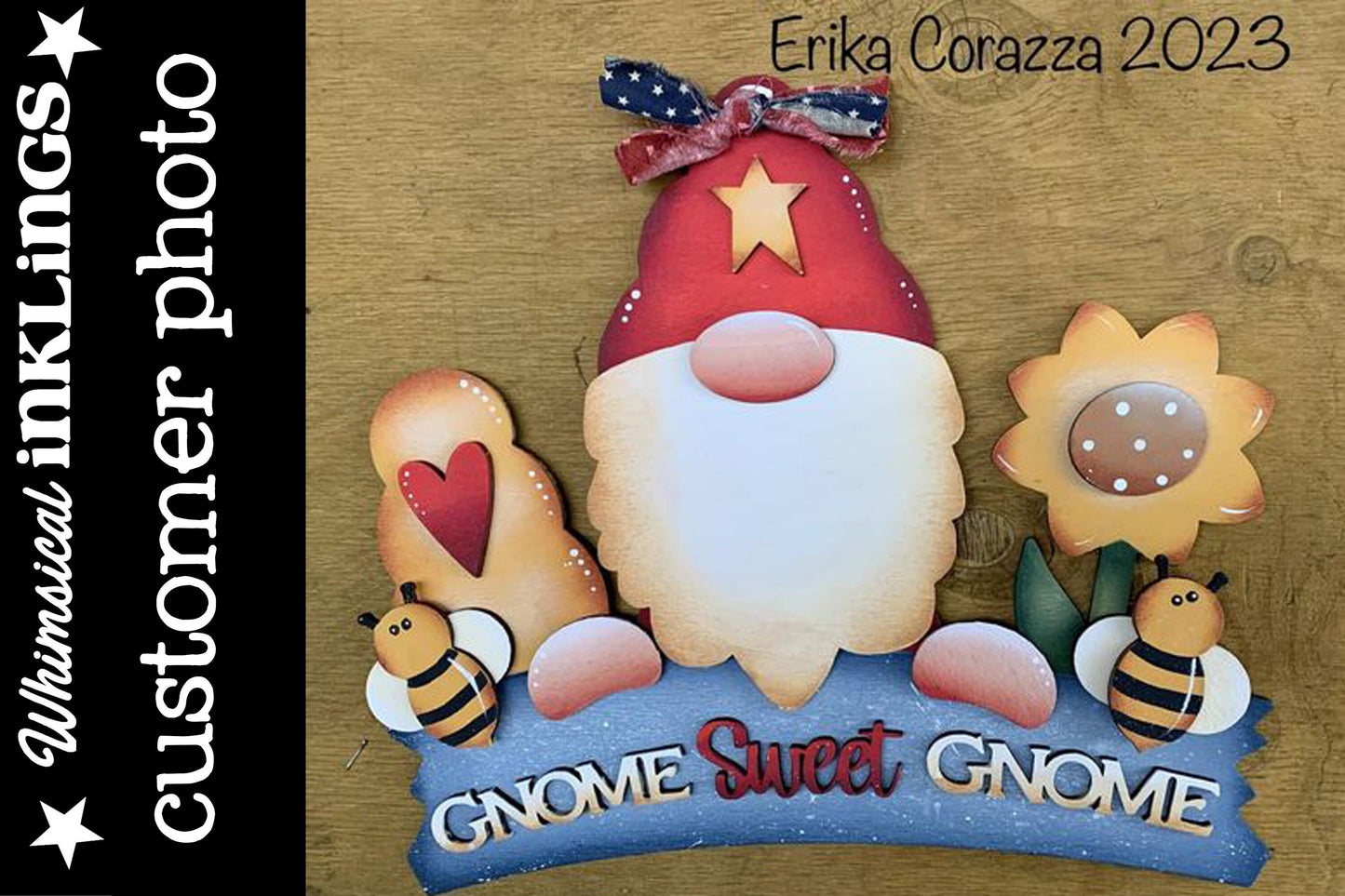 Gnome Sweet Gnome SVG |Laser Ready Ea Gnome| Glow Forge Gnome| Summer Gnome SVG