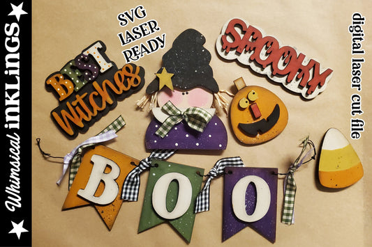 Best Witches| Halloween SVG Set| Halloween SVG| Laser Cut Halloween| Glow forge| Halloween Tiered Tray SVG|
