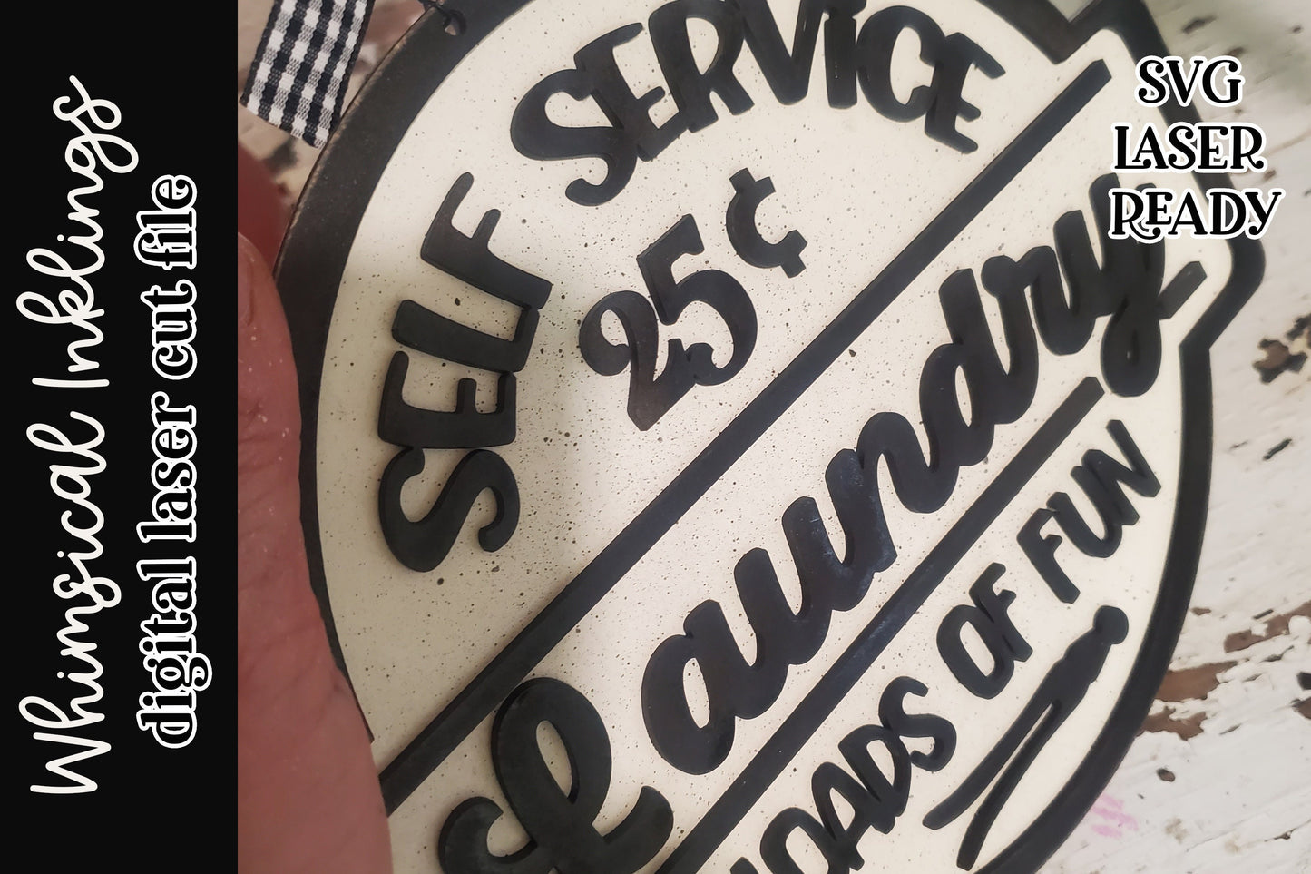 Loads Of Fun Laundry Sign SVG| Laundry SVG| Laser Cut Farmhouse Sign| Glow forge| Laundry Room SVG|