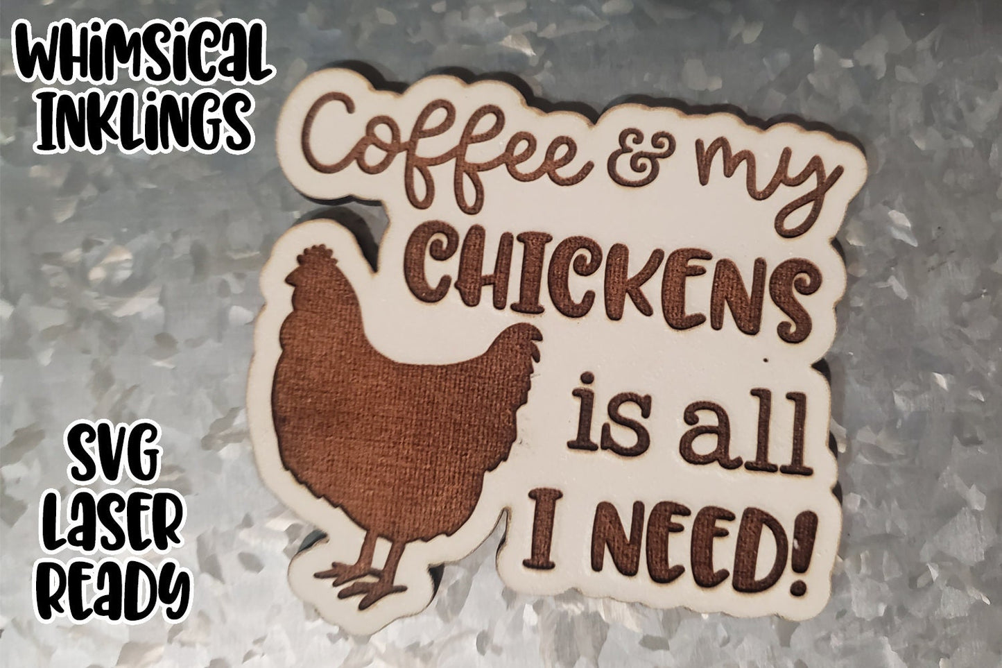 Coffee Magnet Laser SVG Collection| Magnet SVG| Laser Cut Farmhouse| Glow forge| Magnet SVG| Craft Show Magnets