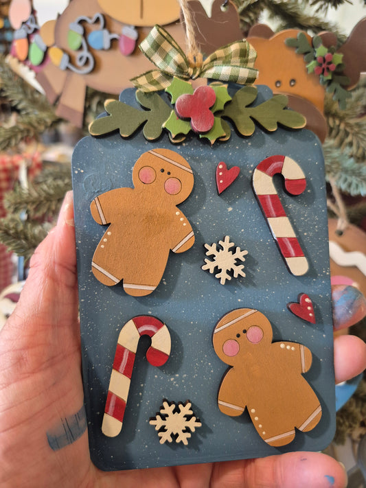 Sweet Ginger Tag Ornament DIY Wood Kit