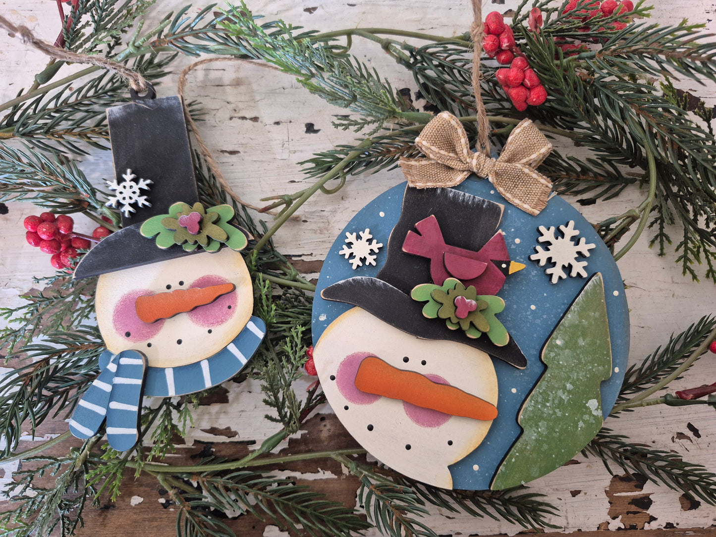 Winter Buddies Ornament Set DIY Wood Kit