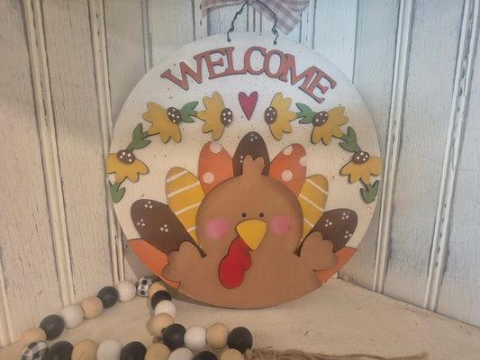 Welcome Turkey Sign