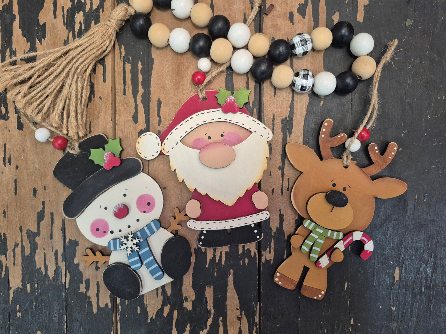 Christmas Bittys Ornaments Wood Kit