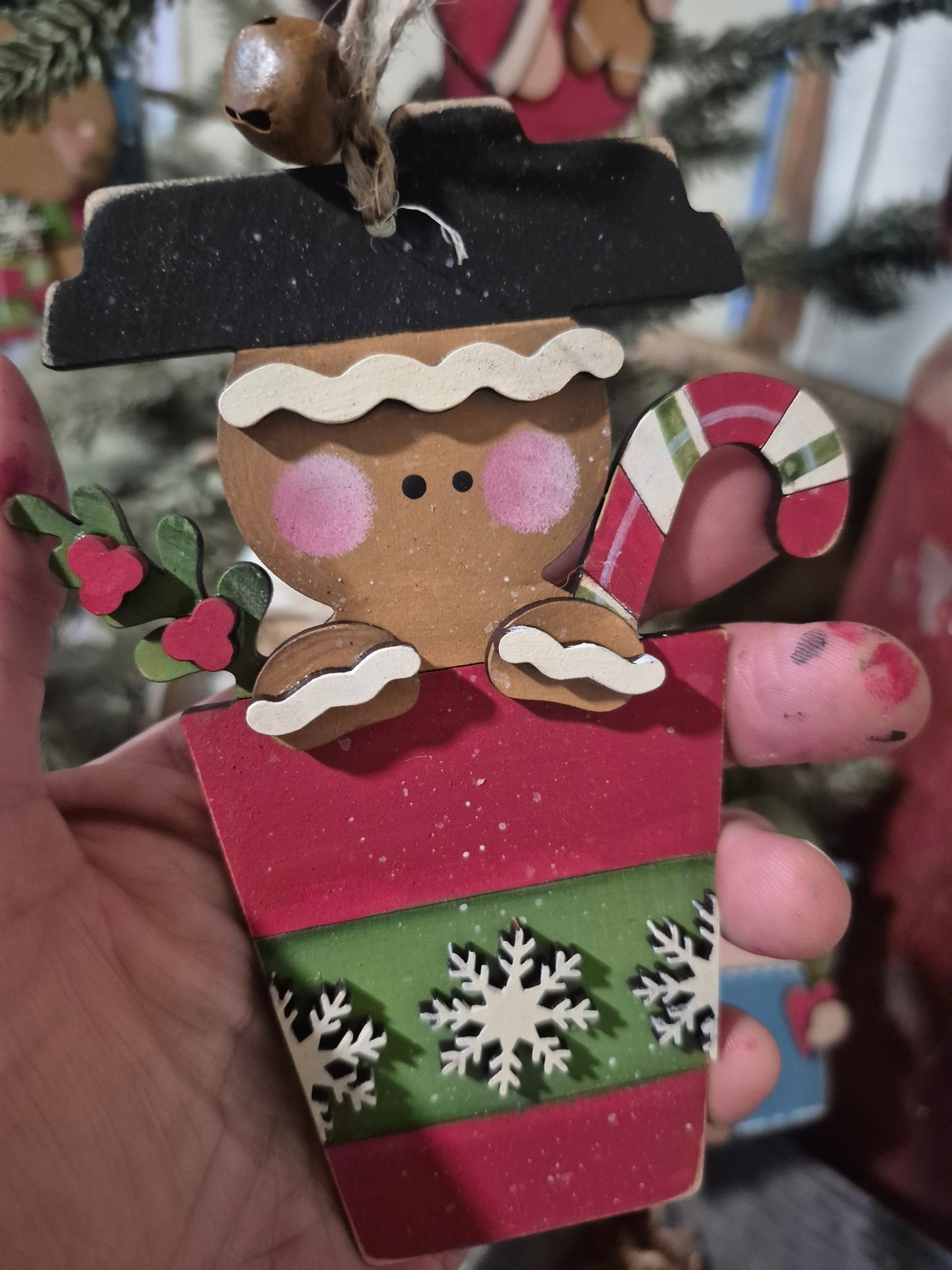 Gingerbread Latte Ornament Wood Kit