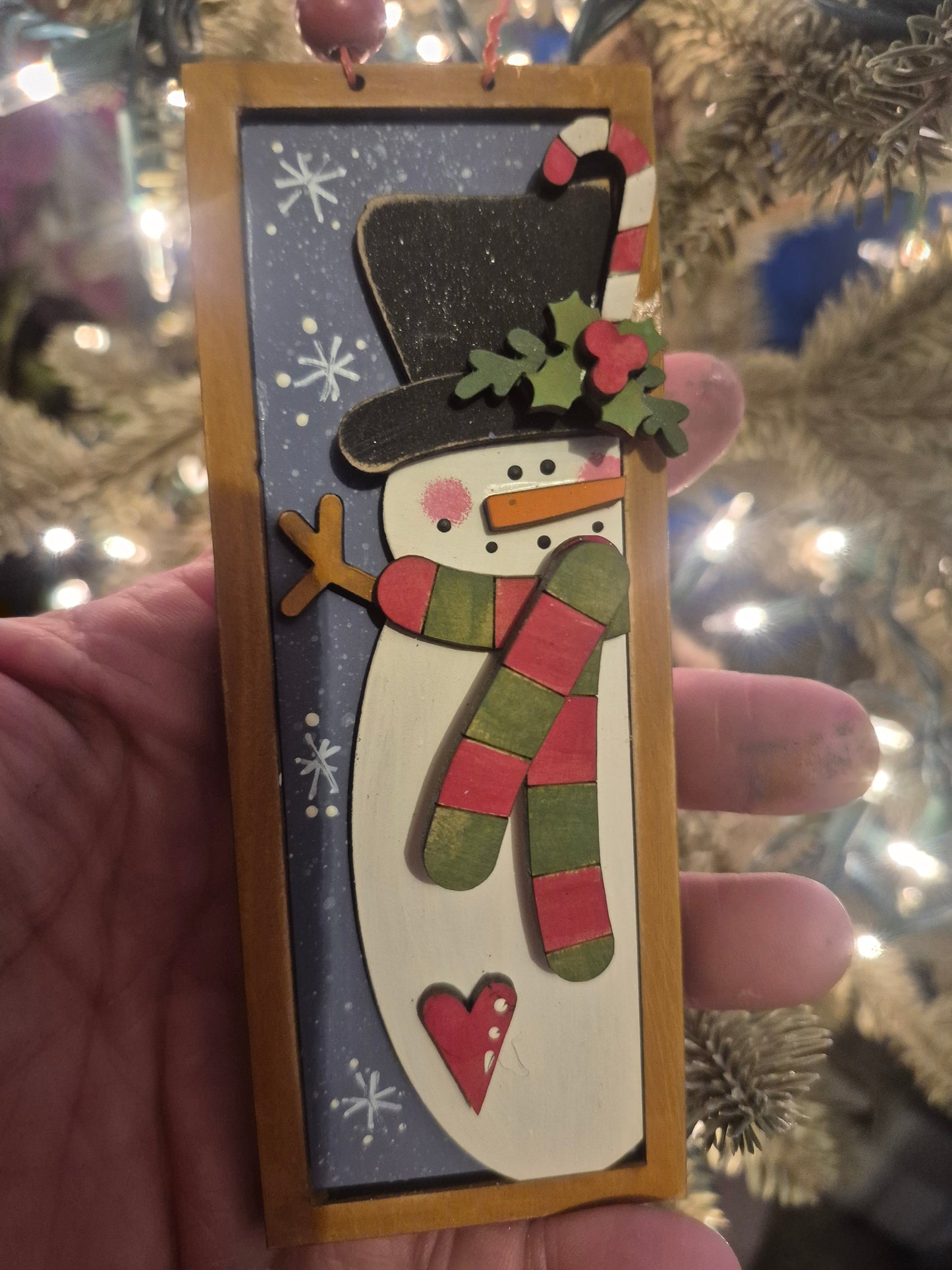 Candy Cane Duo Frame Ornaments Laser SVG|