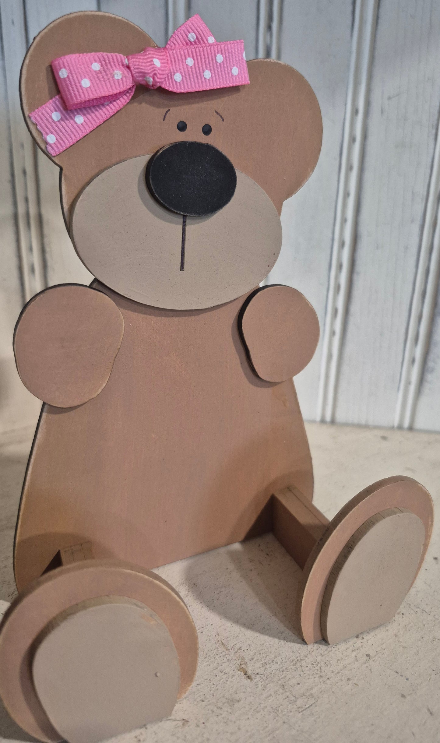 Love Bear Candy Holder DIY Wood Kit