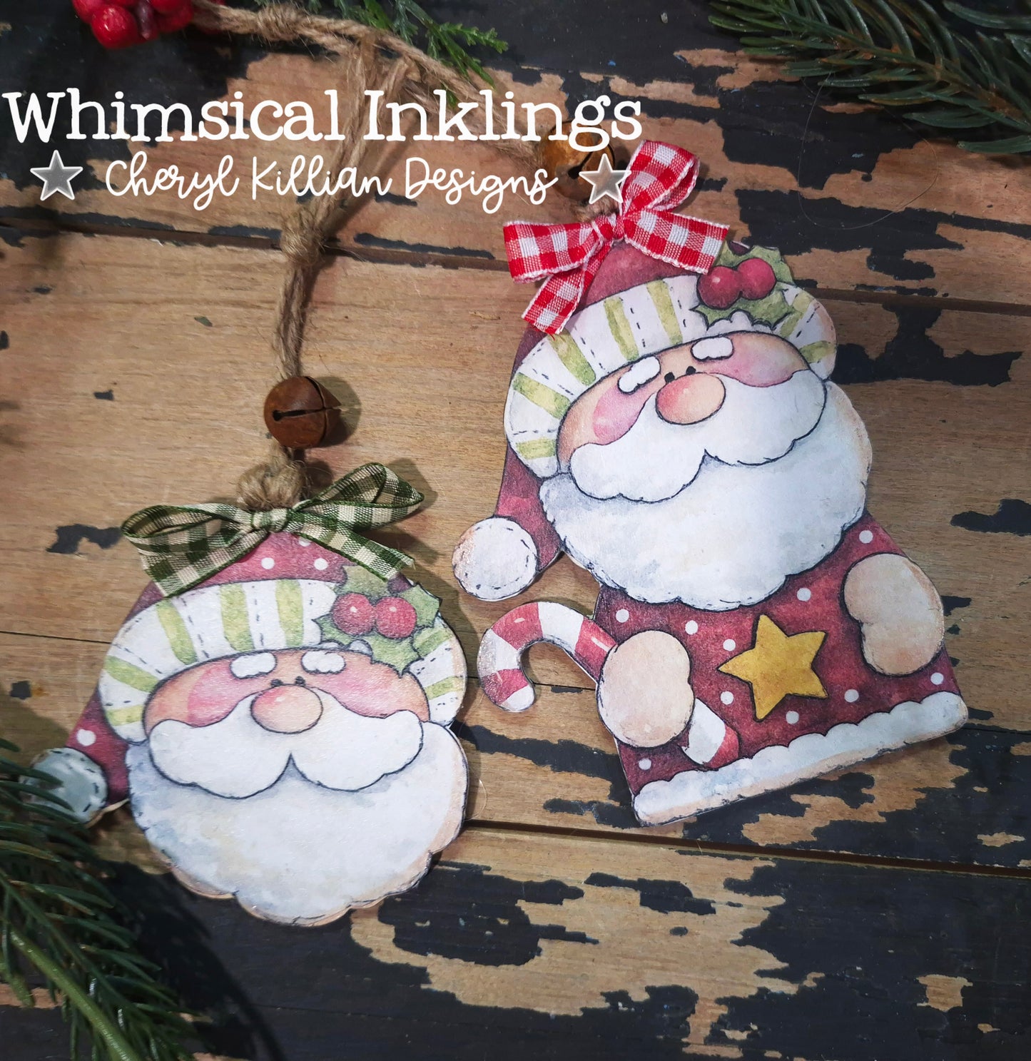 Jolly Claus Modge Podge DIY Wood Kit