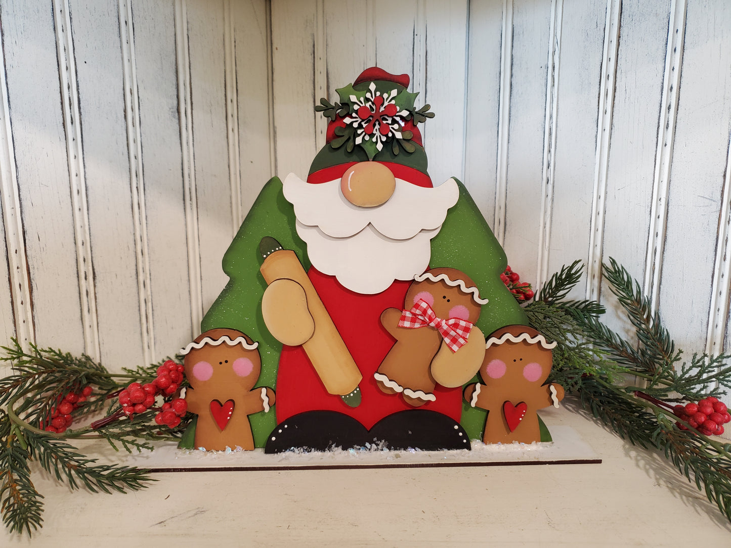 Gingerbread Gnome DIY Wood Kit