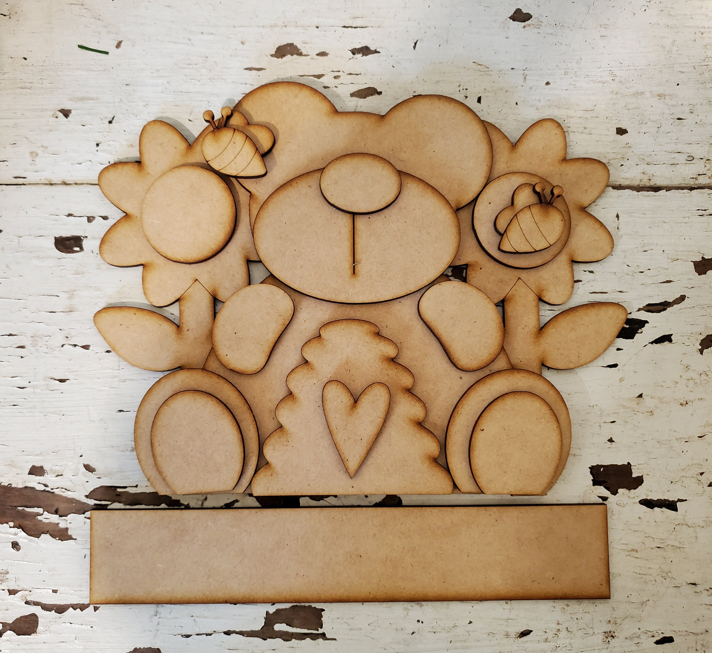 Sweet Bee Bear DIY Wood Kit