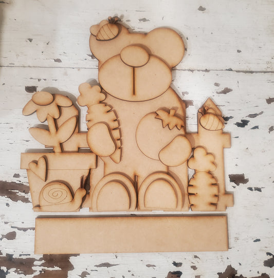 Garden Bear DIY Wood Kit