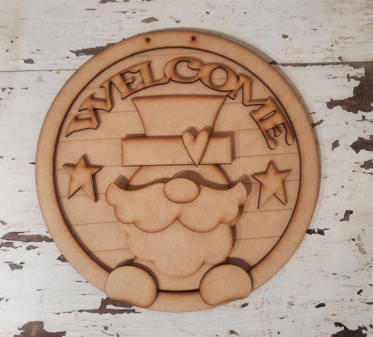 Welcome Sam Sign DIY Wood Kit