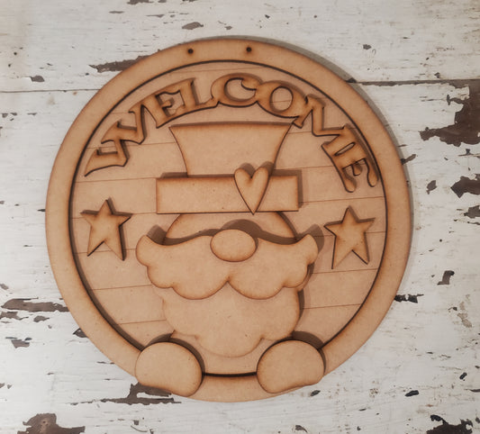 Welcome Sam Sign DIY Wood Kit