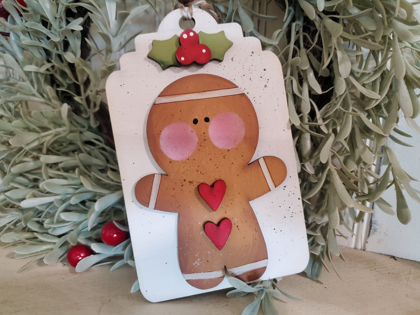 Gingerbread Wishes Ornament Set Laser SVG's| Christmas Laser SVG