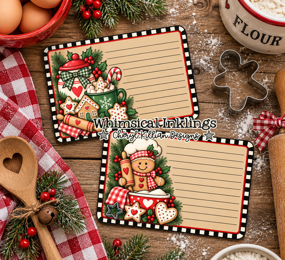 Sweet Gingerbread Recipes Cards
