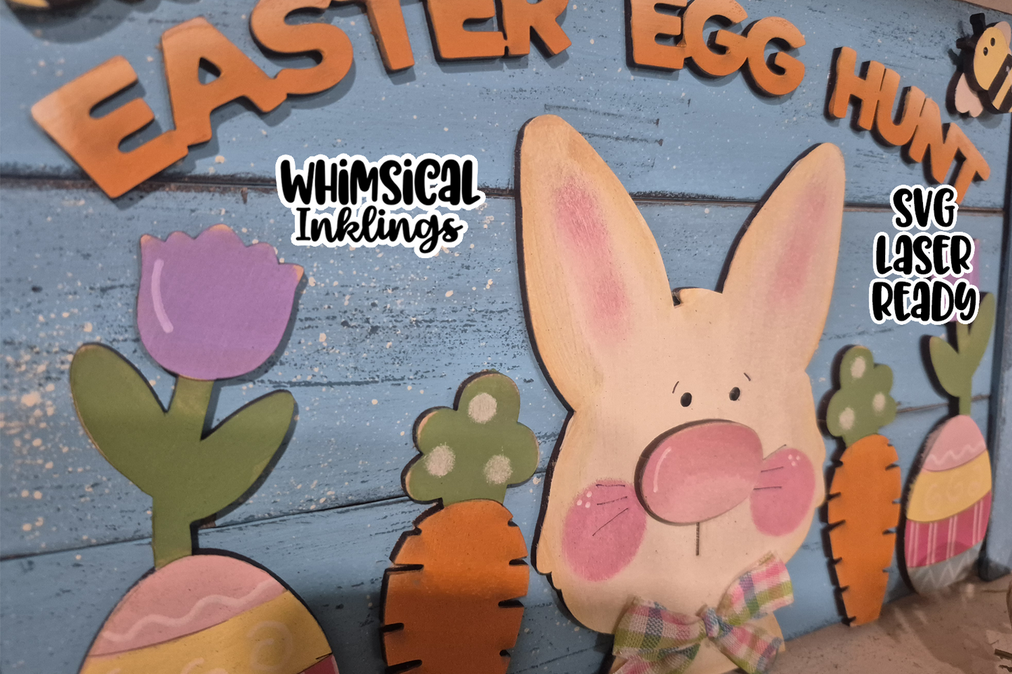 Easter Egg Hunt Sign Laser SVG