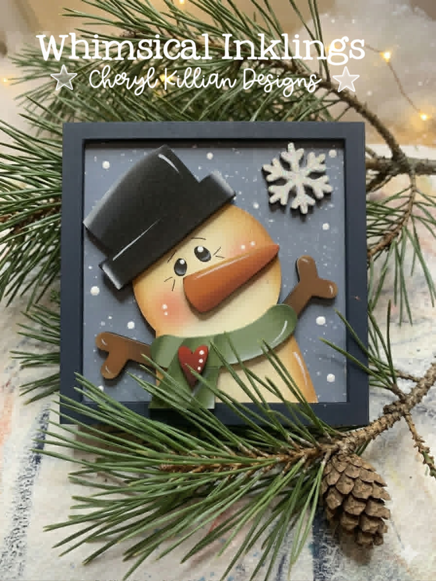 Little Snowman Signs Laser SVG
