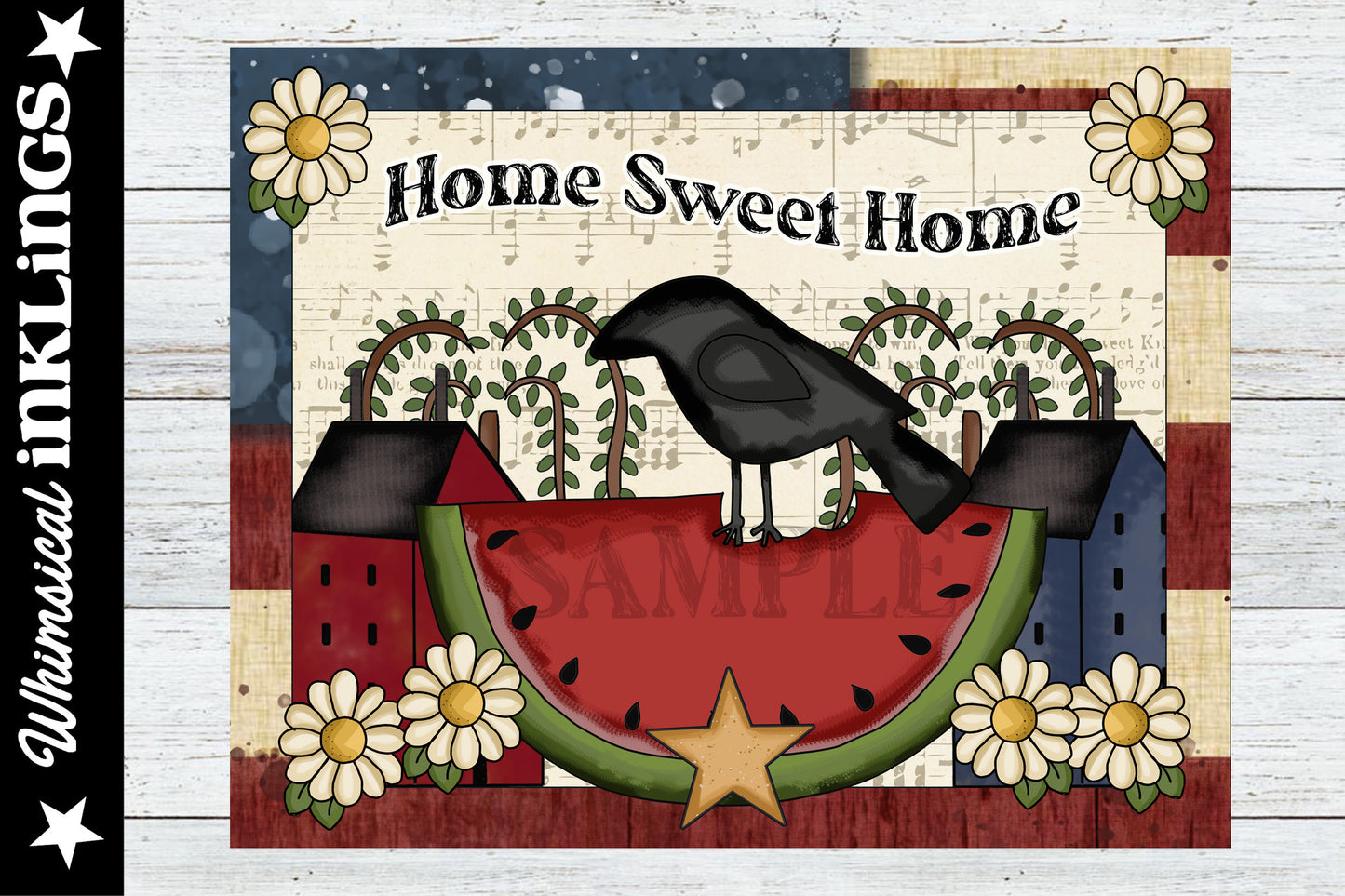 Americana Home Sweet Home Sublimation