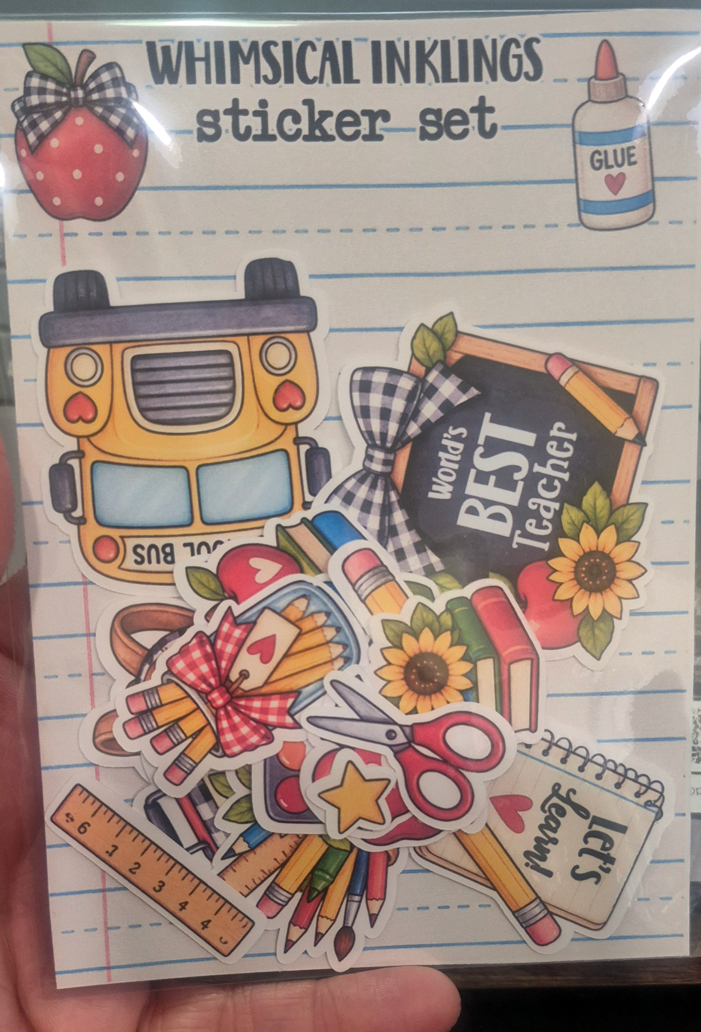 Back To School Sticker pack| School stickers