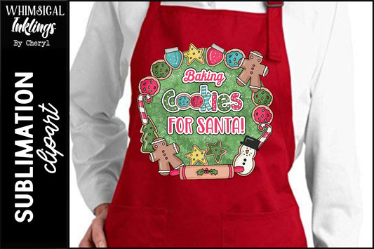 Baking Cookies For Santa Sublimation|  Christmas Sublimation