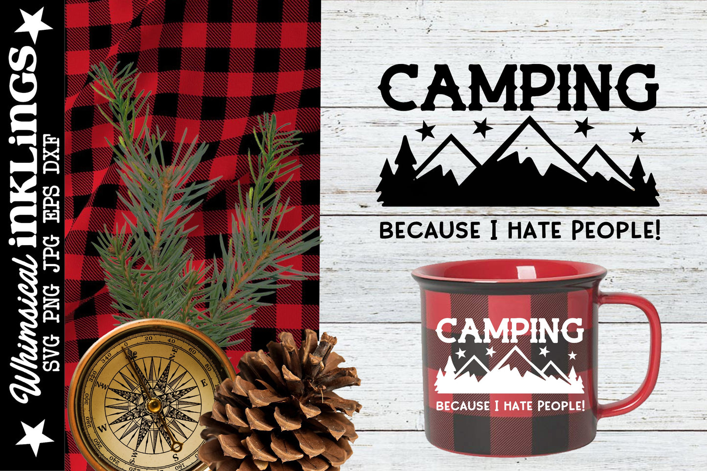 Nature Lovers SVG Bundle |Camping Bundle| Hiking|