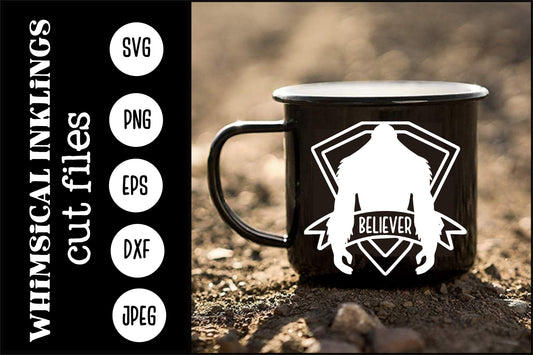 Bigfoot Believer SVG | Bigfoot Design