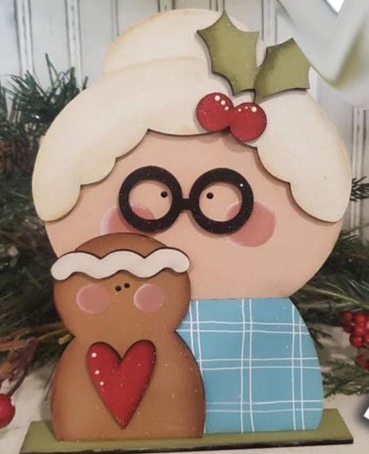 Bitty Mrs Claus Wood Kit