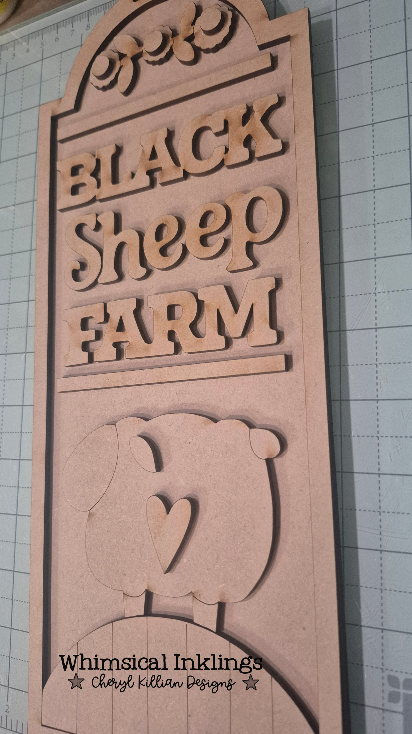 Black Sheep Farm Sign DIY Wood Kit