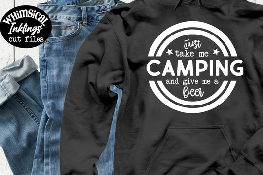 Camping and Beer SVG