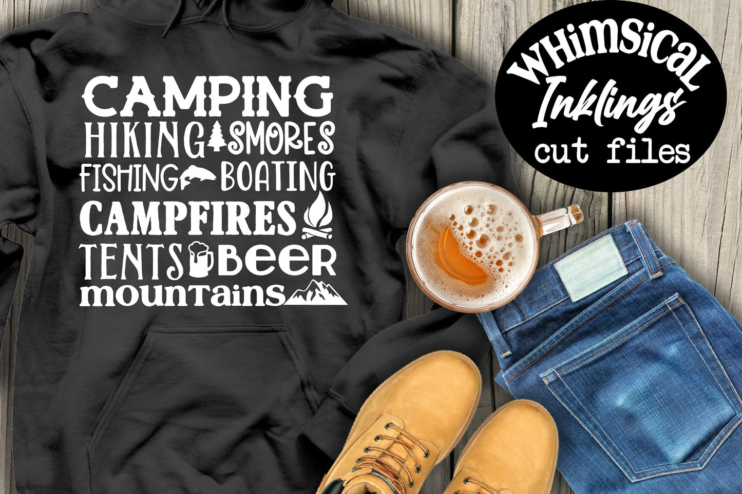 Nature Lovers SVG Bundle |Camping Bundle| Hiking|